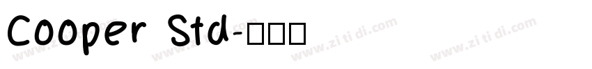 Cooper Std字体转换